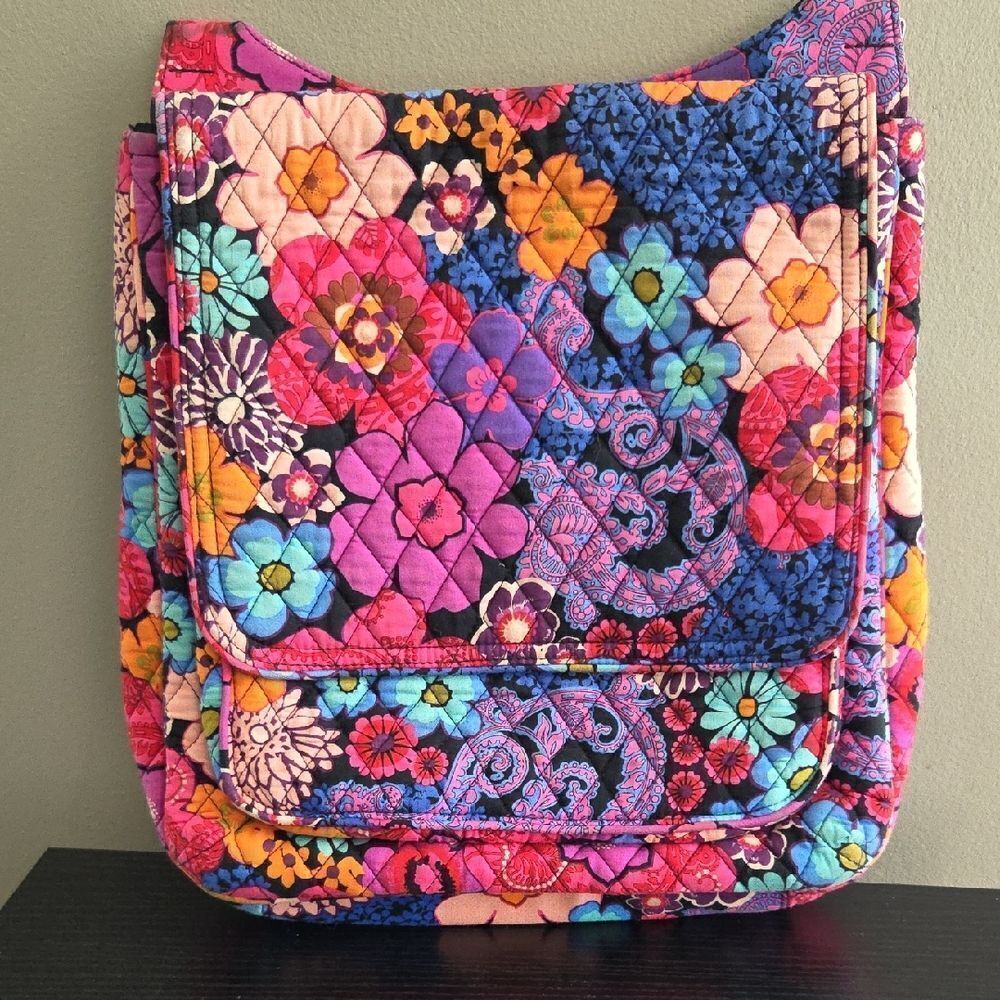 Vera Bradley Foral Quilted Crossbody Bag